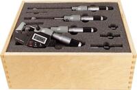 FORMAT Sada mikrometrov strmeňových 0 - 100/0,001mm DIN863 - 1 IP65 USB Absolut Format