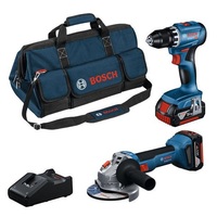BOSCH Súprava náradia 18V - GSR 18V-45 + GWS 18V-8 - 0615A5007N