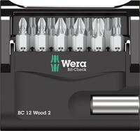 WERA Sada bitov 12 diel Bit-Check 12 Wood 2 Wera