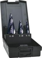 EXACT Sada vrtákov stupňovitých 3 diel HSS WN TiAlN Advanced Line Exact