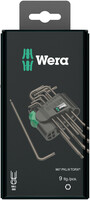 WERA 967/9 TX 1 SB Sada úhlových kľúčov TORX®, BlackLaser, 9 dielna