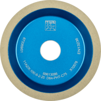 PFERD TOOLS Diamantové /CBN nástroje Resinoid Bond 11A2/60° 100-8-2-20 D 64 PHT C75