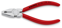 KNIPEX 03 03 110 Mini kombinované kliešte poplastované pochrómované 110 mm
