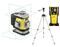 NIVEL SYSTEM Krížový laser 4×360° s modrým lúčom CL4B Set