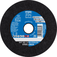 PFERD TOOLS Rezné kotúče EHT 105-1,0 SG STEELOX/16,0