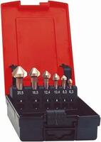 FORMAT Sada záhlbníkov kužeľových 5 diel 6,3 - 25mm Hss Co5 Format