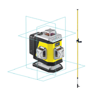 NIVEL SYSTEM Krížový laser 4×360° s modrým lúčom CL4B Set