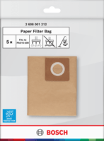 BOSCH Papierové vrecko na vysávač PAS15-200 - 2608001212