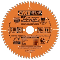 CMT Ultra tenký kotúč na lamino, plast a neželezné kovy - D210x1,8 d30 Z64 HW 276.210.64M