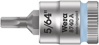 WERA 8740 A Zyklop zásuvný nástavec, upínacia časť 1/4", 5/64" x 28 mm