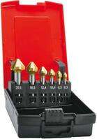 FORMAT Sada záhlbníkov kužeľových 6 diel 6,3 - 20,5mm 75st. TiN HSS Format