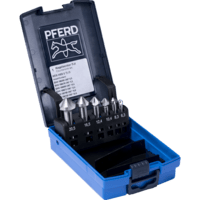 PFERD TOOLS Nástroje na vŕtanie a ponáranie SET KES HSS DIN 335 C90° 6