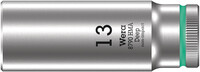 WERA 8790 HMB Deep Nástrojná hlavica, upínacia časť 3/8", 13 x 64 mm