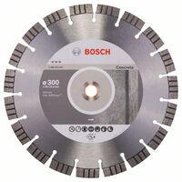 BOSCH Diamantový rezací kotúc Best for Concrete 300 x 20,00+25,40 x 2,8 x 15 mm