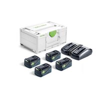 FESTOOL Tápkészlet SYS 18V 4x5.0/TCL 6 DUO