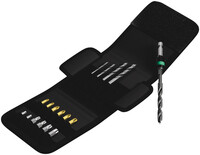 WERA 849/855/867/18 Bity so spirálovými vrtákmi do dreva a sady bitov, 18-dielna