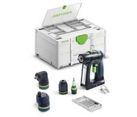 FESTOOL Akumulátorový vŕtací skrutkovač C 18 Basic-Set - 578831