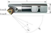 FORMAT Fréza s fazetkou 10 - 80 st. d25mm Z1 pre TCGT / TCMT 16T3 Format