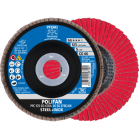 PFERD TOOLS POLIFAN-Čelné disky PFC 125 CO-COOL 60 SG STEELOX