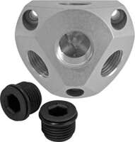 Aircraft Felső csatlakozású elosztó doboz 1/2" belső menettel - 3 × 1/2" belső menettel