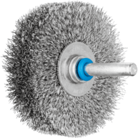 PFERD TOOLS Kolesové kefy s montážnym hriadeľom RBU 6015/6 INOX 0,20