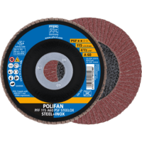PFERD TOOLS POLIFAN-Čelné kotúče PFF 115 A 60 PSF STEELOX