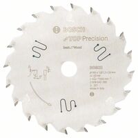BOSCH Pílový kotúč do okružnej píly Top Precision Best for Wood 165 x 20 x 1,8 mm, 20 - 2608642385