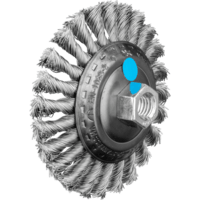 PFERD TOOLS Závitové fazetové kefy POS KBG 11515/M14 INOX 0,50