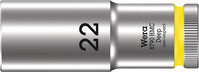 WERA 8790 HMC Deep Nástrojná hlavica, upínacia časť 1/2", 22 x 83 mm