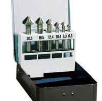 OPTIMUM Kužeľové záhlbníky, sada 6 ks, 6 – 19 mm