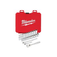 MILWAUKEE SADA 1/4&amp;quot; METRICKÝCH NÁSTRČNÝCH KĽÚČOV S RAČŇOU (28 KS) 4932464943