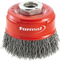 FORMAT Kotúč kartáčový M14 60mm hrncový jemný Format