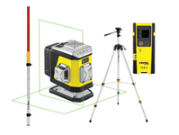 NIVEL SYSTEM Krížový laser 2×360° so zeleným lúčom CL2G SET
