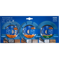 PFERD TOOLS Diamantové nástroje pre stavebný priemysel SET 115x1,6/1,9x22,23 PSF