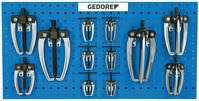 GEDORE 1.18/1.19 Sada stiahnutí na perforovanej doske 12-dielna