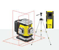 NIVEL SYSTEM Krížový laser 3×360° s červeným lúčom CL3R Set