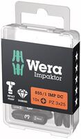 WERA Bit 1/4" PZ 2 x 25mm 855/1 IMP bal 10ks Wera