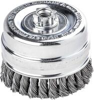 LESSMANN Kotúč kartáčový M14 100 x 0,50mm splietaný nerez Lessmann