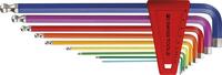 PB SWISS TOOLS Sada kľúčov imbus 9 diel 1,5 - 10mm Rainbow PB 212.LH PB Swiss Tools