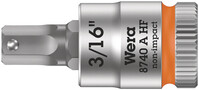WERA 8740 A HF Zyklop zástrčný nástavec, s pridržiavacou funkciou, upínacia časť 1/4", 3/16" x 28 mm