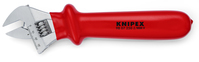 KNIPEX 98 07 250 Nastaviteľné kliešte s máčanou izoláciou pochrómované 260 mm