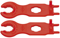 KNIPEX 97 49 66 2 Sada montážneho náradia pre konektory pre solárne káble MC4® (Multi-Contact) 115 m