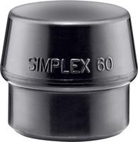 Hlava SIMPLEX 60mm Guma typ 3202 Halder