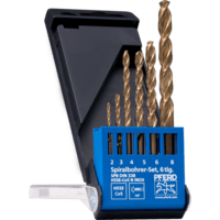 PFERD TOOLS Vrtacie a ponorné nástroje SADA 6tl.DIN338 HSSE N 2-8 INOX
