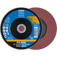 PFERD TOOLS POLIFAN-Čelné kotúče PFF 180 A 40 PSF STEELOX