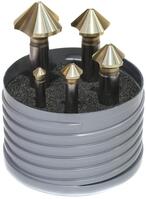 BECK Sada záhlbníkov 5diel 6,3-25mm 90st Z3 HSS TiZrN Beck