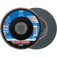PFERD TOOLS POLIFAN-Disky s plochým okrajom PFC 125 Z40 SG TRVÁLY OCEĽ