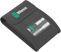 WERA 9499 Skládací puzdro pre sadu bitov so závitníkmi 844/7, bez náradia, 90 x 115 mm