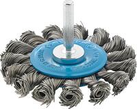 FORMAT Kotúč kartáčový pre mikro 75mm oceľ splietaný Format