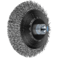 PFERD TOOLS závitové fazetové kefy KBU 12510/M14 INOX 0,35